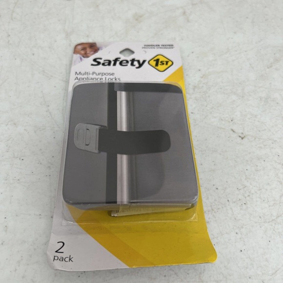 Safety 1st Multi-Purpose Refrigerator Microwave Dishwasher Appliance Lock 2 Pack - Picture 1 of 6